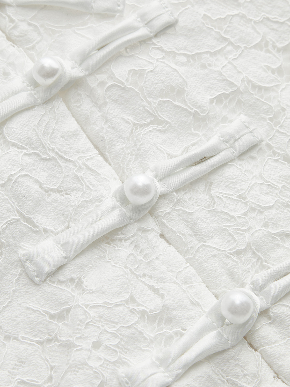 Cheongsam Style Lace Short Sleeve Dress