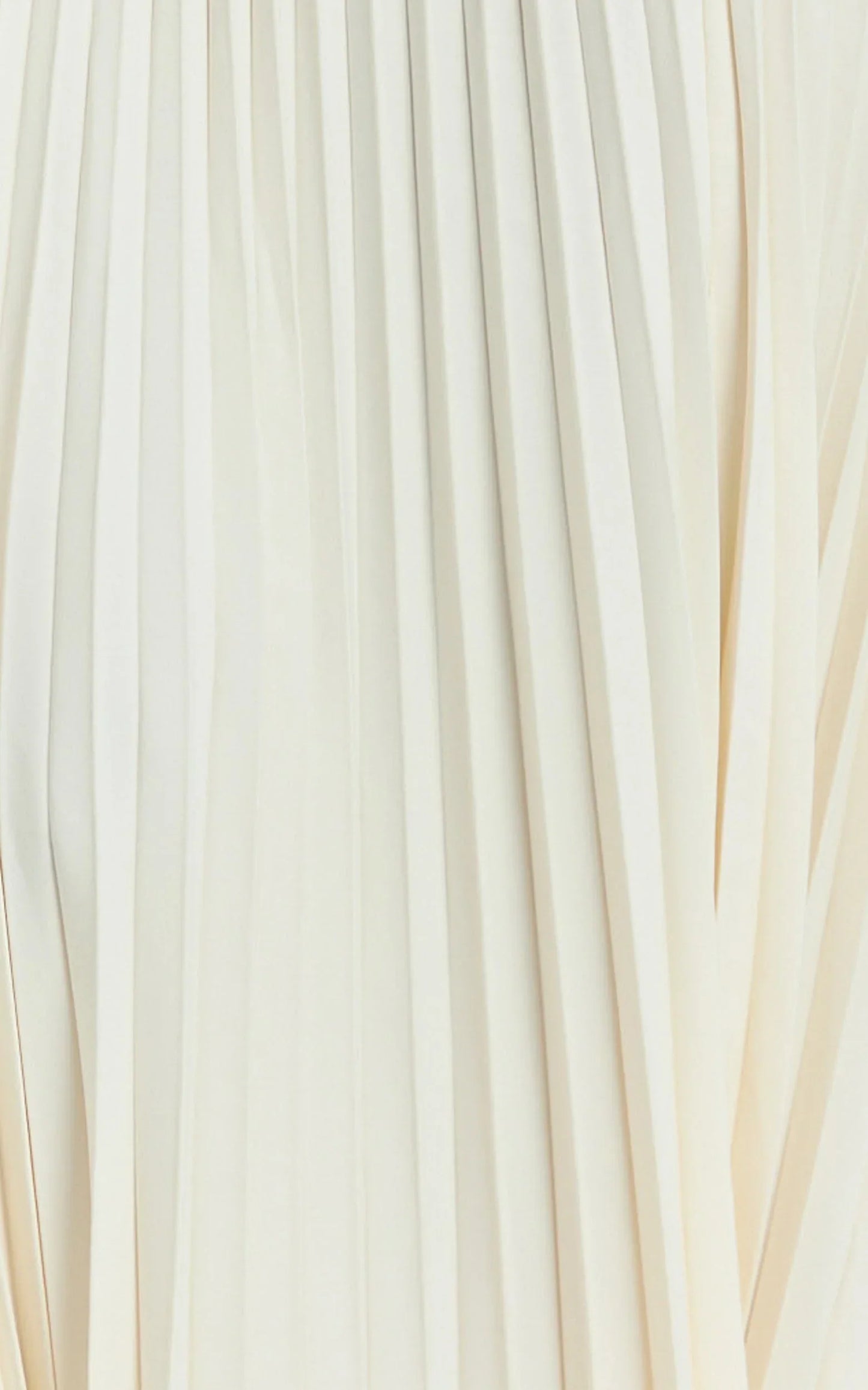 Loretta Maxi Dress - Contrast Halter Neck Pleated Dress in Pastel Yellow