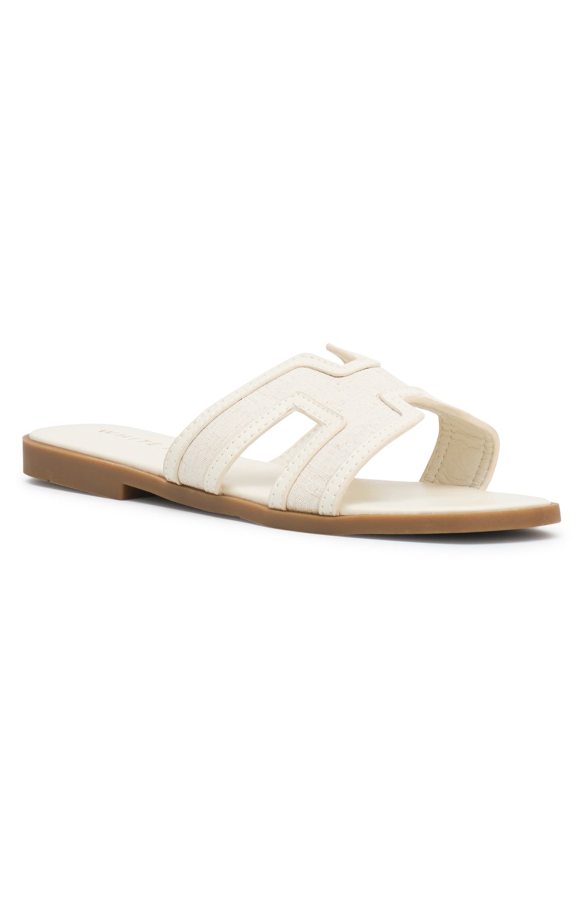 Sophia Canvas Sandals Cream/Natural