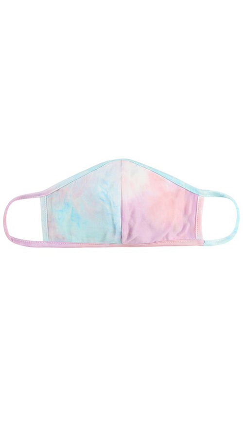 Tie Dye Light Pink Lavender Reusable Face Mask