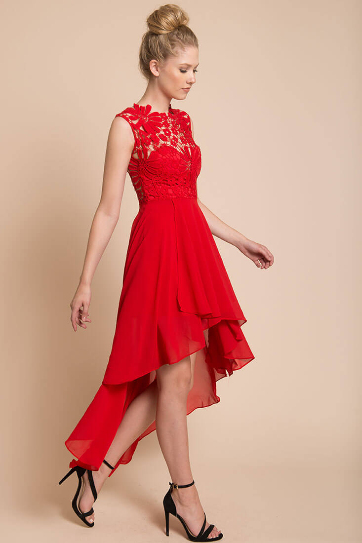 Ivy Night Out Dress Red