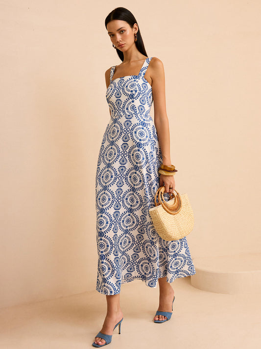 Boho Printed Maxi Dress