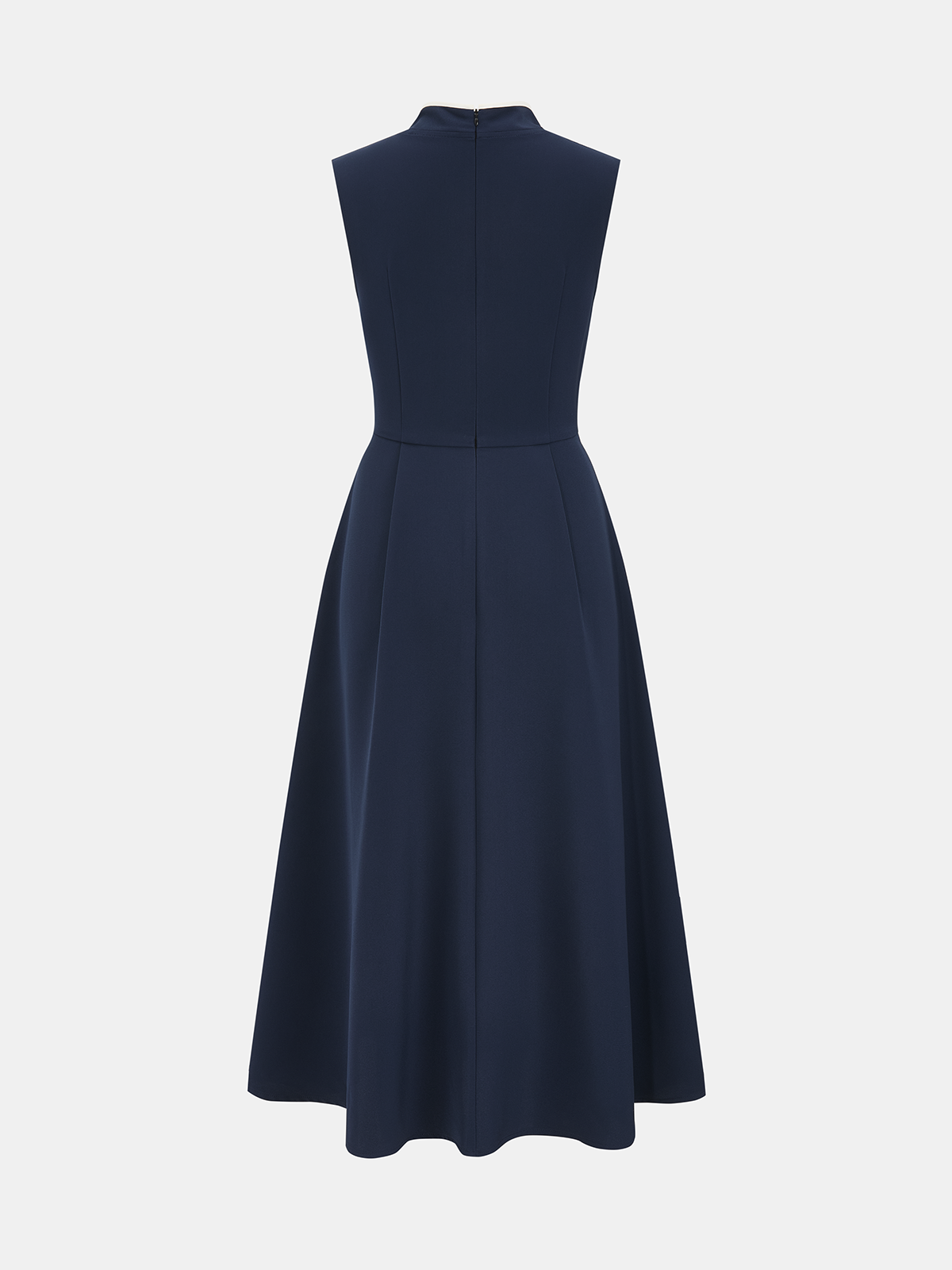 Tie-Neck Sleeveless Maxi Dress
