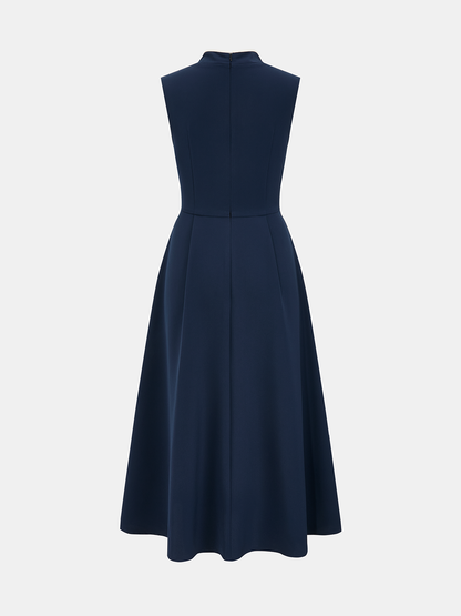 Tie-Neck Sleeveless Maxi Dress