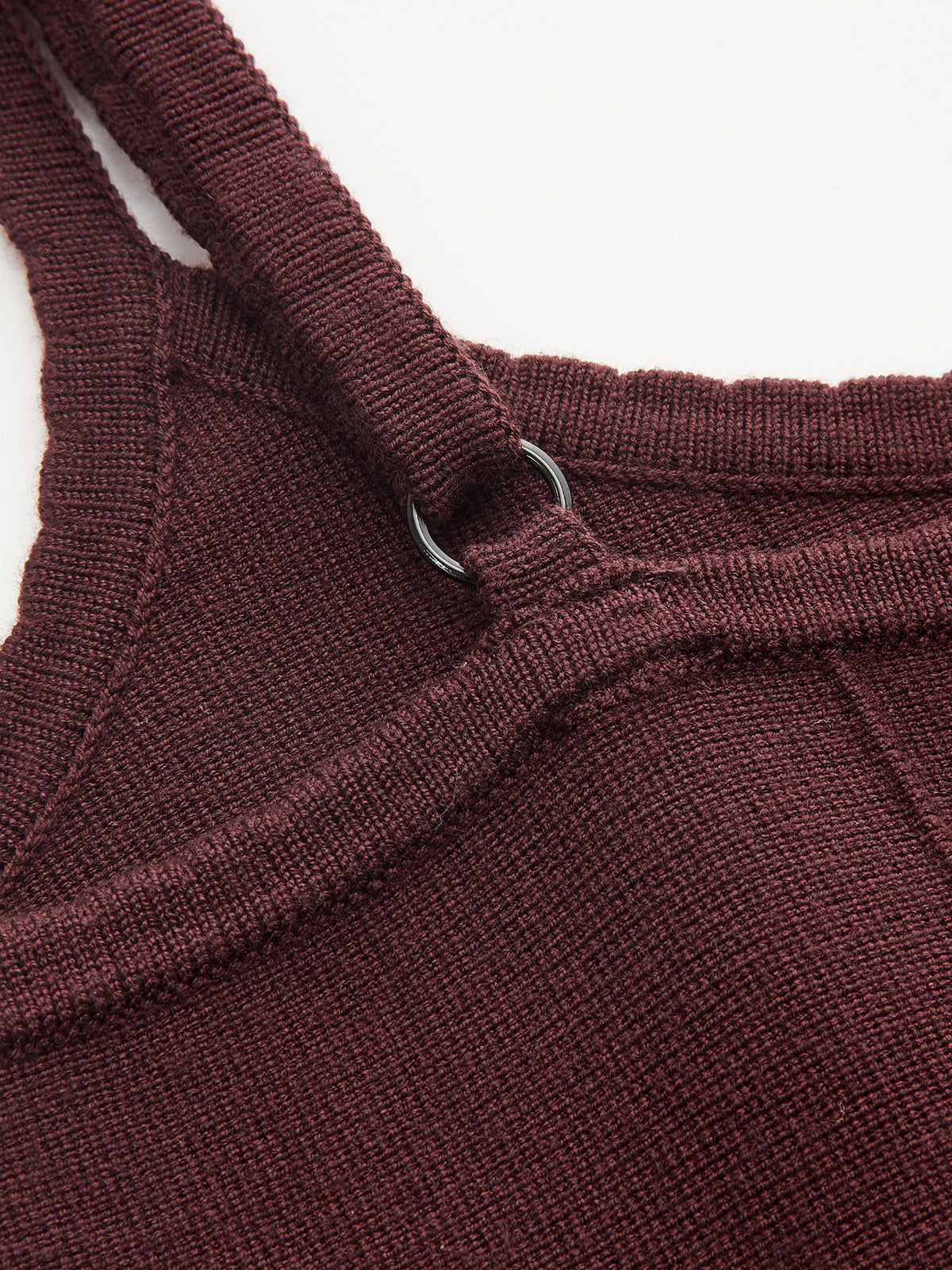 Umbrella Hem Knit Cami Mini Dress