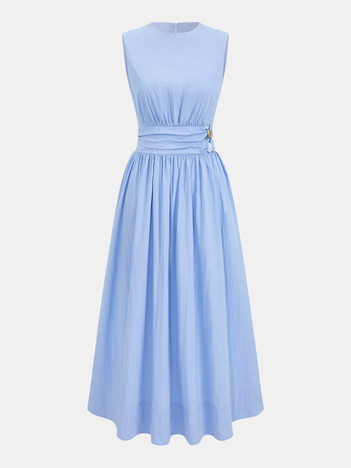 Decorative Detail Sleeveless Maxi Dress