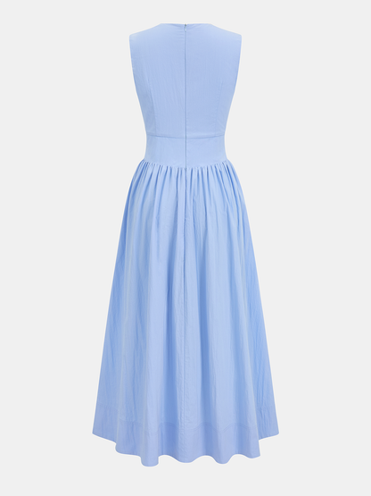 Decorative Detail Sleeveless Maxi Dress