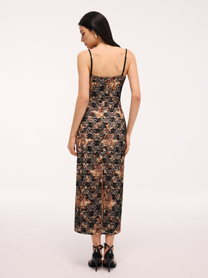 Floral Lace Cami Maxi Dress