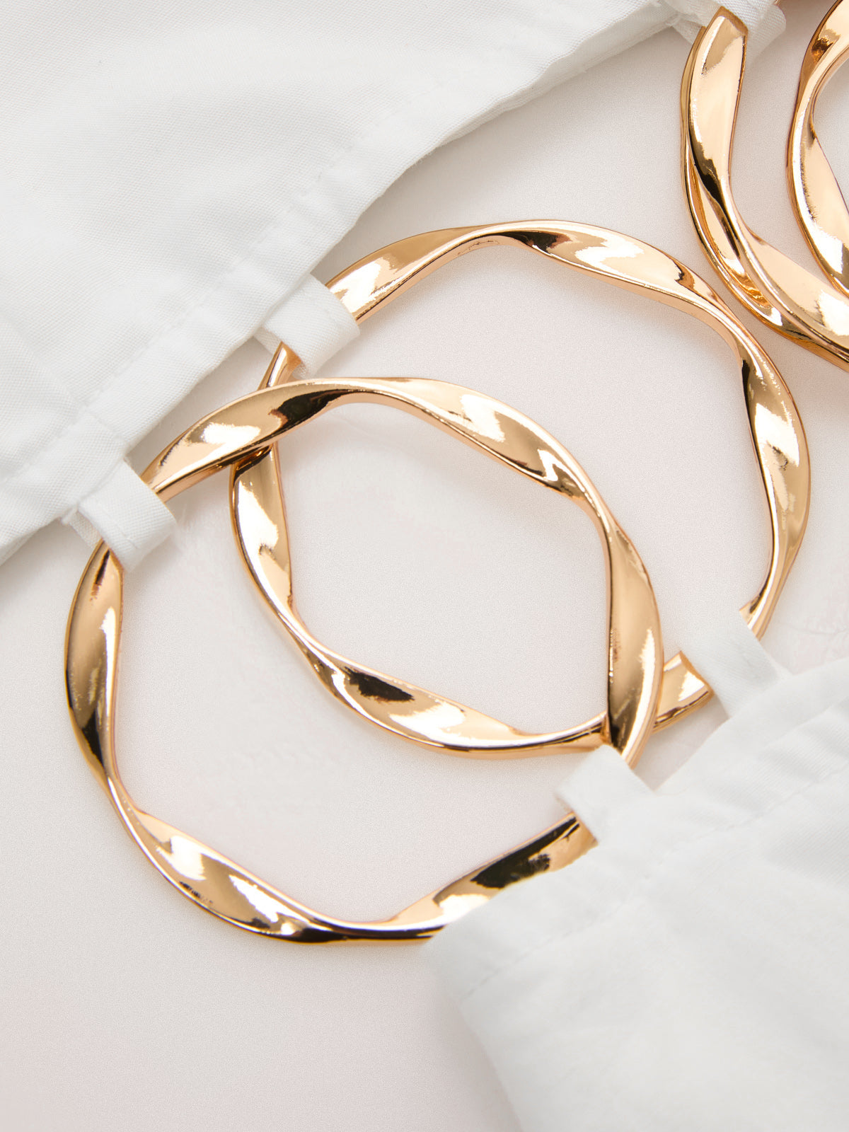 Ring Detail Cut-Out Cami Maxi Dress