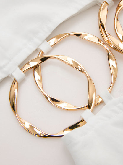 Ring Detail Cut-Out Cami Maxi Dress