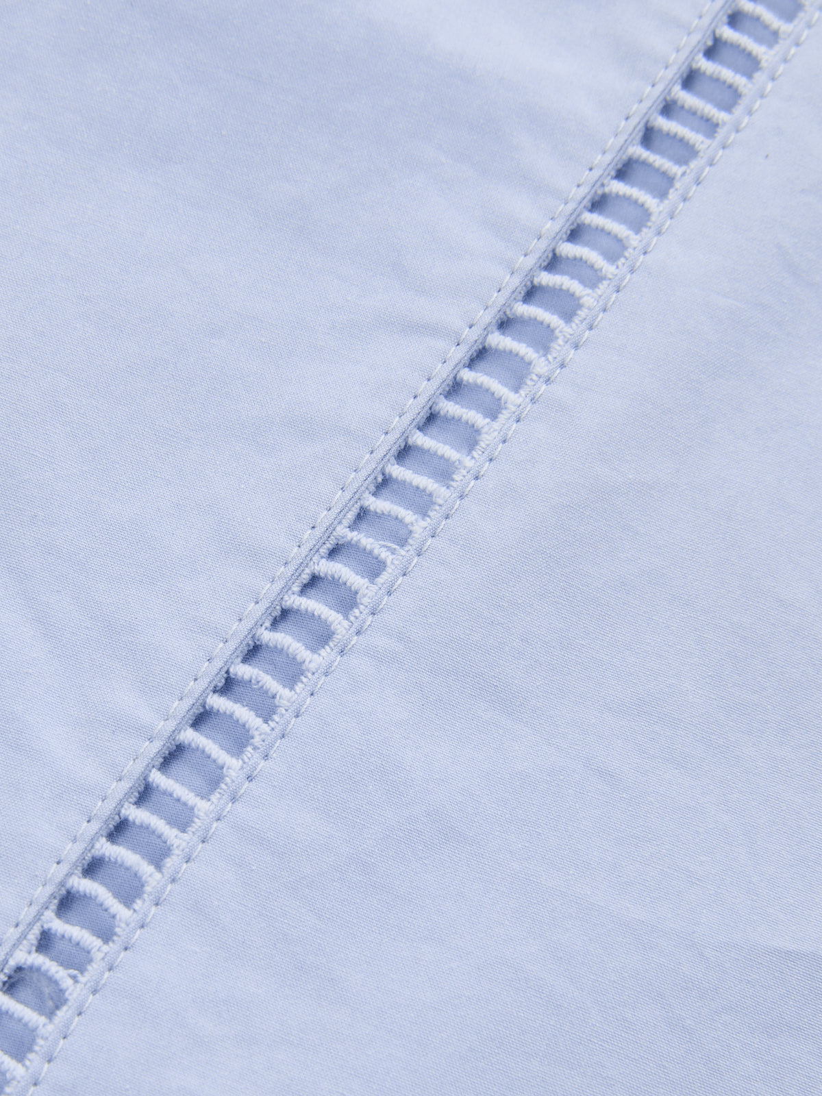 Cotton V-Neck Lantern Sleeve Belted Mini Dress