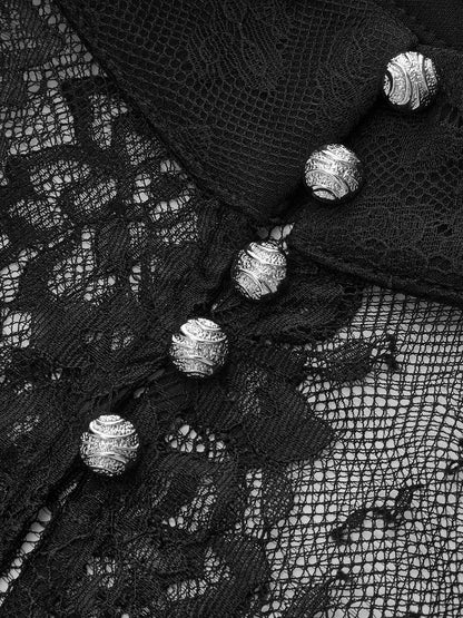 Lace Capelet & Mermaid Dress Two-Piece Set