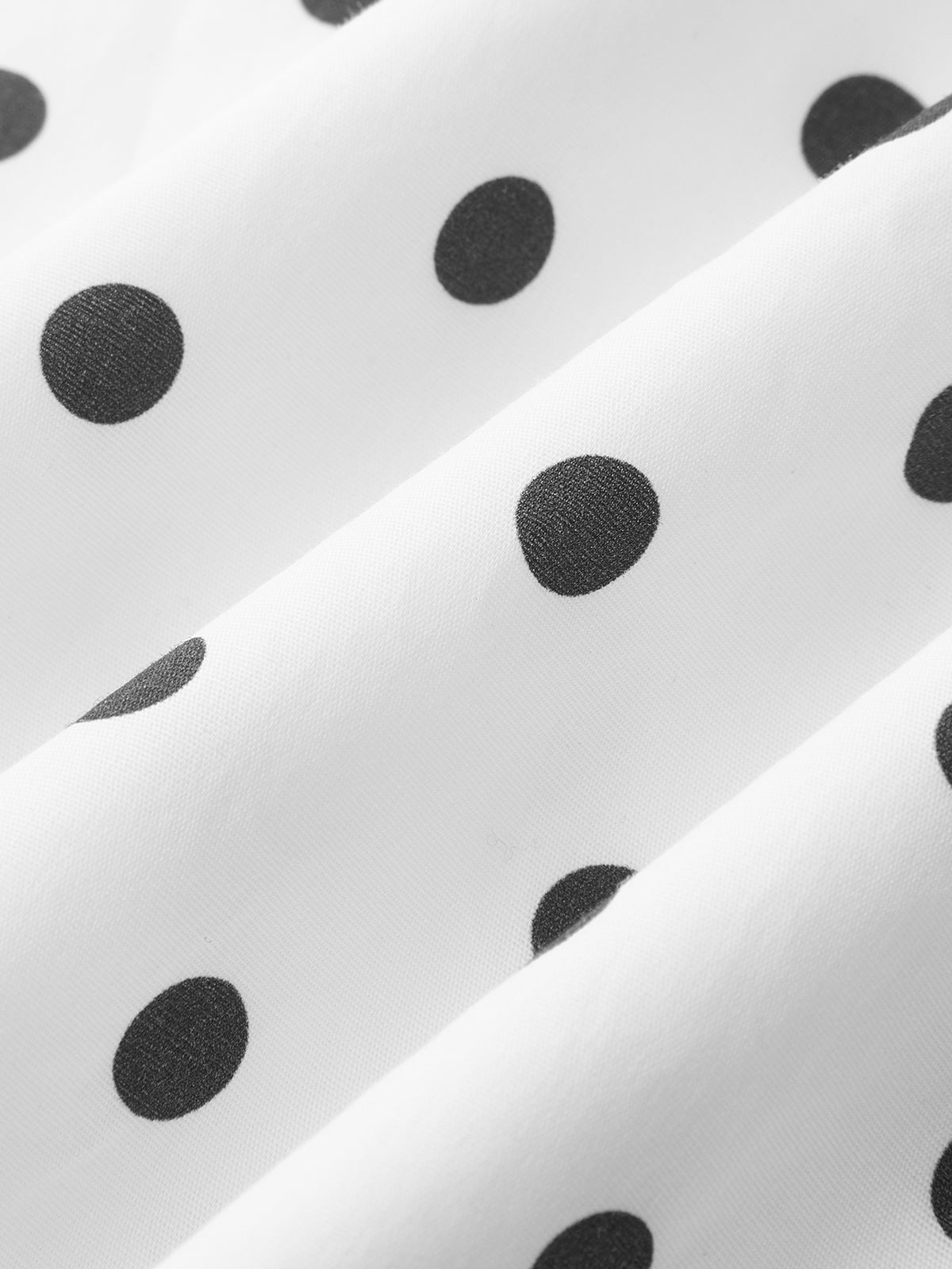 Polka Dot Lace Trim Cami Maxi Dress