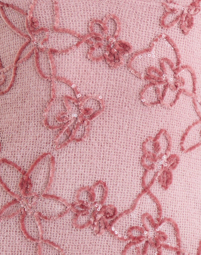 Codami Halterneck Mini Dress in Sequin Knit Pink