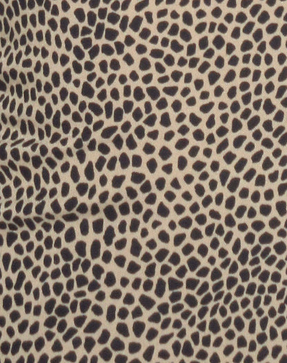 Delaine Halterneck Mini Dress in Croc Tan
