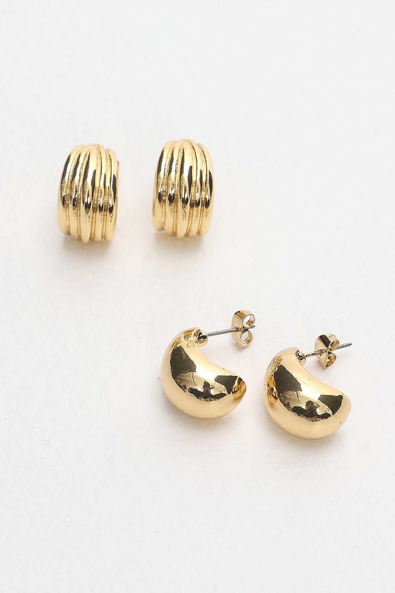 Monroe Stud Earring Set Gold