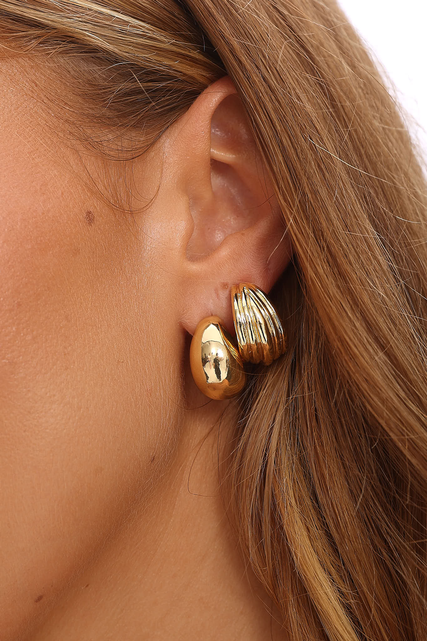 Monroe Stud Earring Set Gold