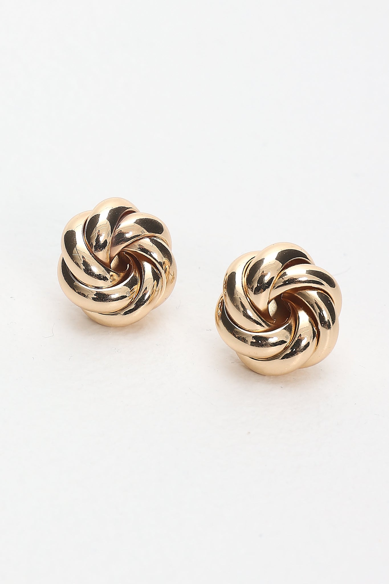 Lilibet Rope Knot Earrings Gold