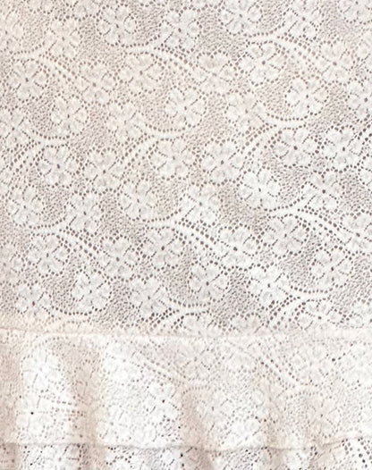 Fredrika Mini Dress in Lace Ivory