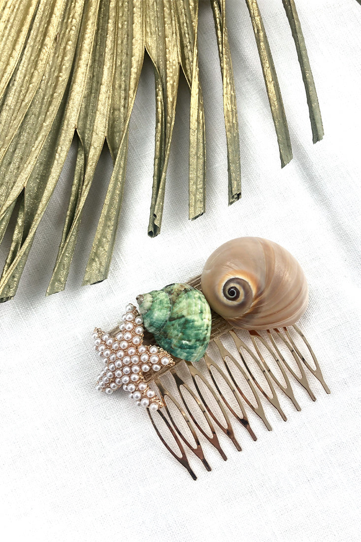 Oceania Shell Hair Comb
