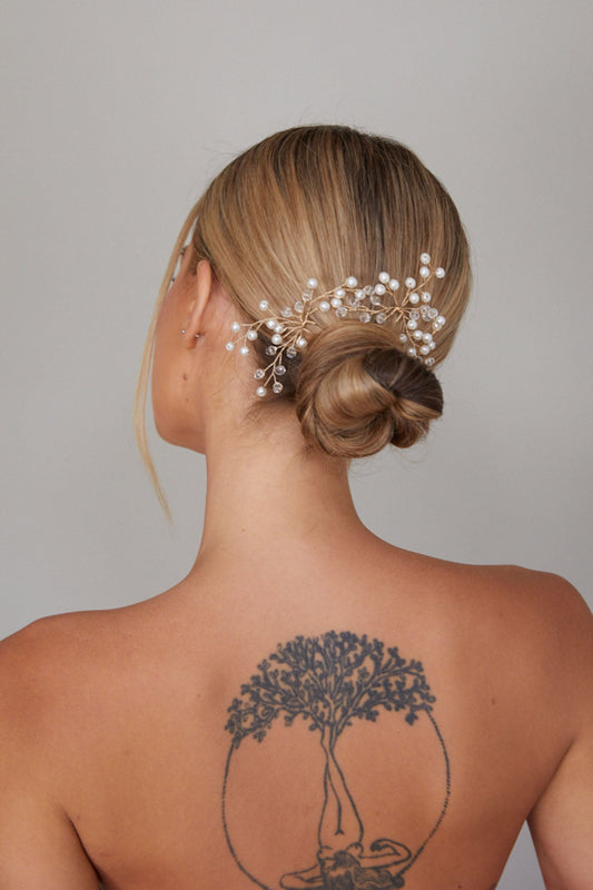 Medusa Pearl Hair Pin