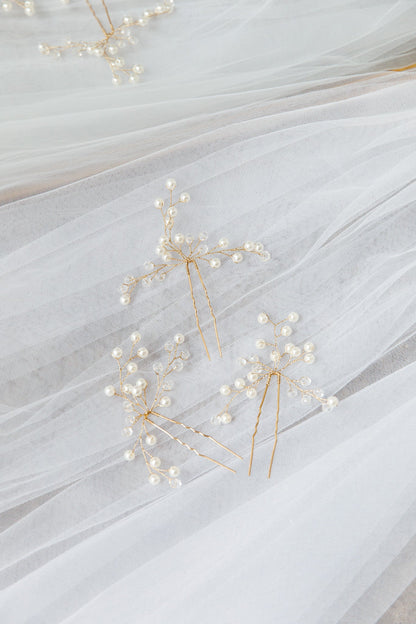 Medusa Pearl Hair Pin