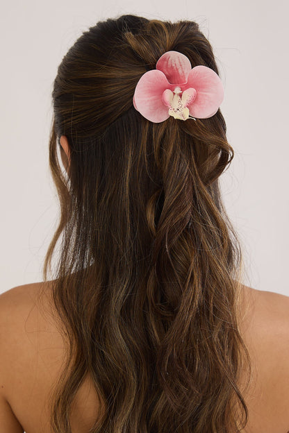 Orchid Hair Pin Fuchsia