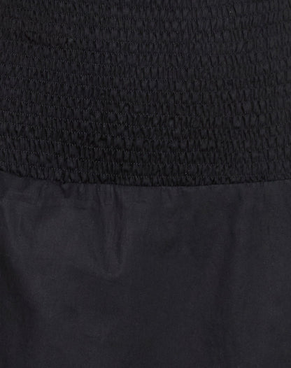 Hevosia Ruched Mini Dress in Black