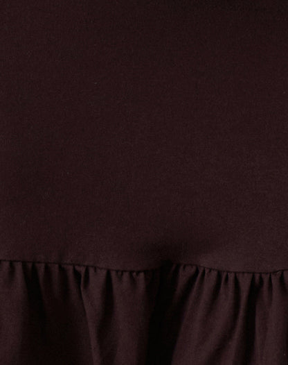 Maufa Mini Dress in Jersey Bitter Chocolate