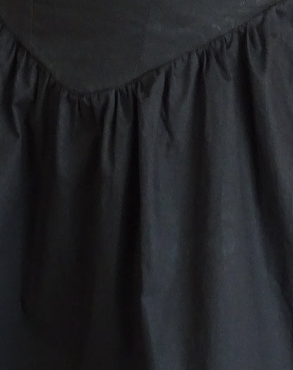Micala Puffball Mini Dress in Black
