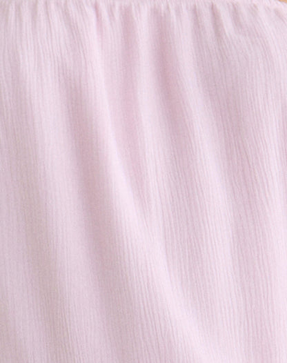 Moka Mini Dress in Crinkle Light Pink