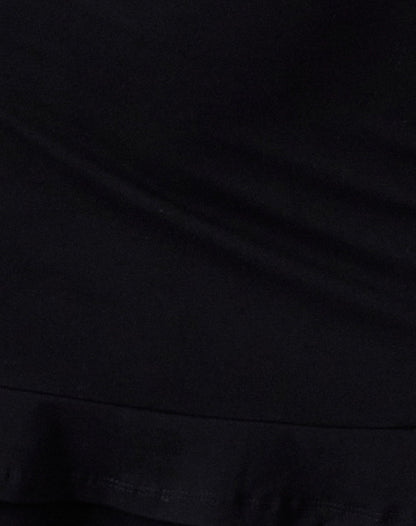 Opaline Backless Mini Dress in Black