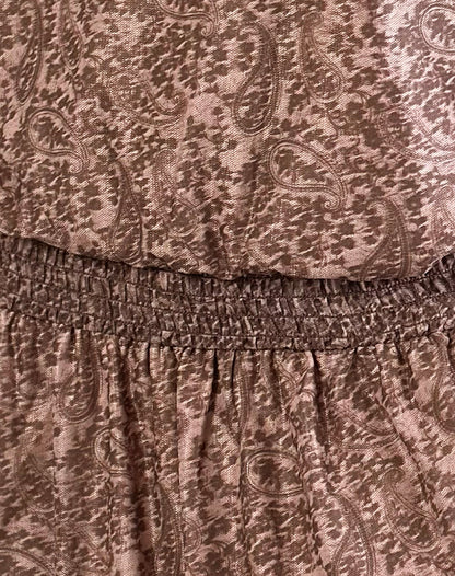 Papinka Dress in Mesh Vintage Paisley Pink