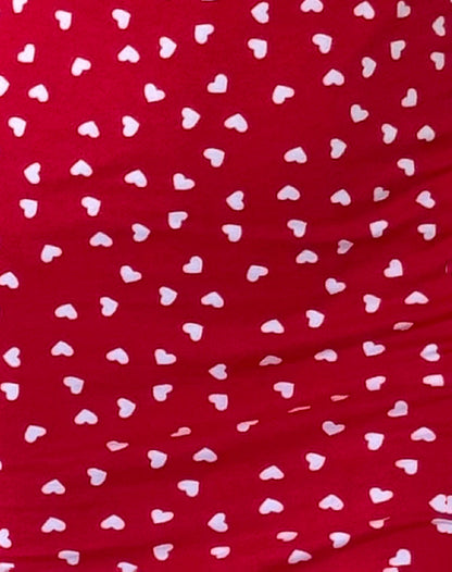 Riniki Bodycon Mini Dress in Heart Red