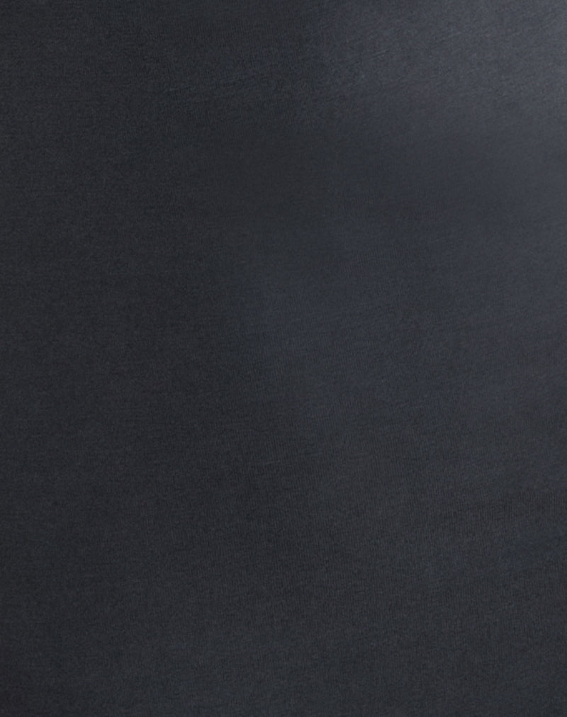 Rosamel Mini Dress in Cupro Midnight Blue