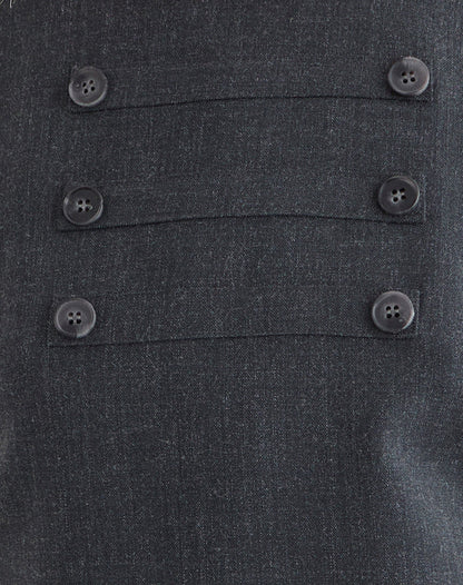Saraya Mini Dress in Tailoring Grey Blue