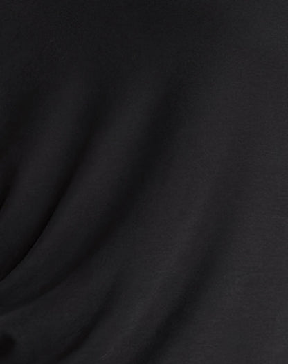 Shelisa Slouchy Mini Dress in Black