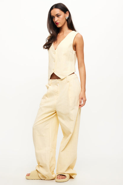 LIONESS Je Suis Pants Butter