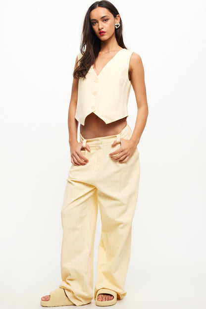 LIONESS Je Suis Pants Butter