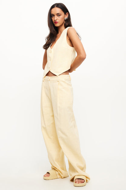 LIONESS Je Suis Pants Butter