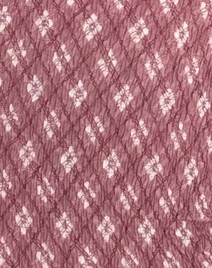 Takiyo Bandeau Mini Dress in Pink Tartan