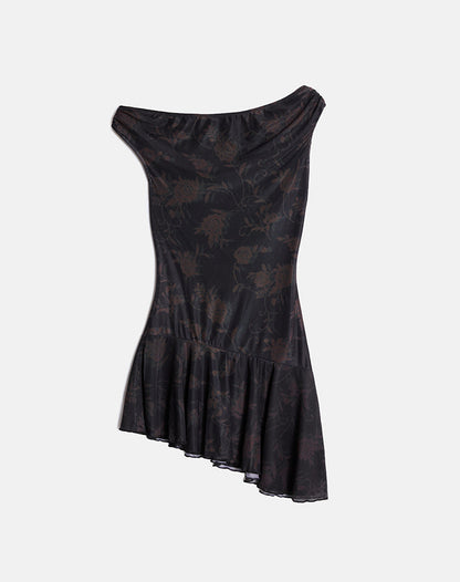 Tohari Mini Dress in Dynamic Rose