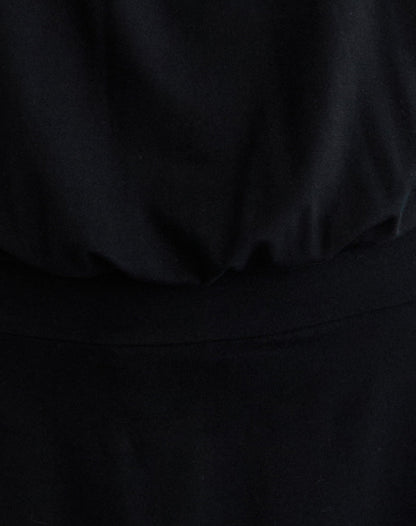 Vaklina Mini Dress in Rayon Jersey Black
