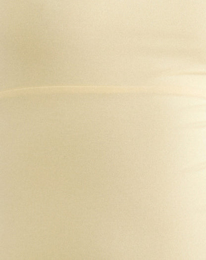 Waneta Bandeau Mini Dress in Rayon Jersey Lemon