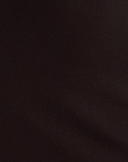 Xeenia One Shoulder Mini Dress in Chocolate Brown