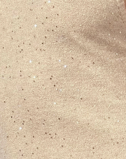 Yakanta Mini Dress in Sequin Knit Gold