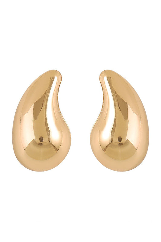 Water Drop Gold  Earrings