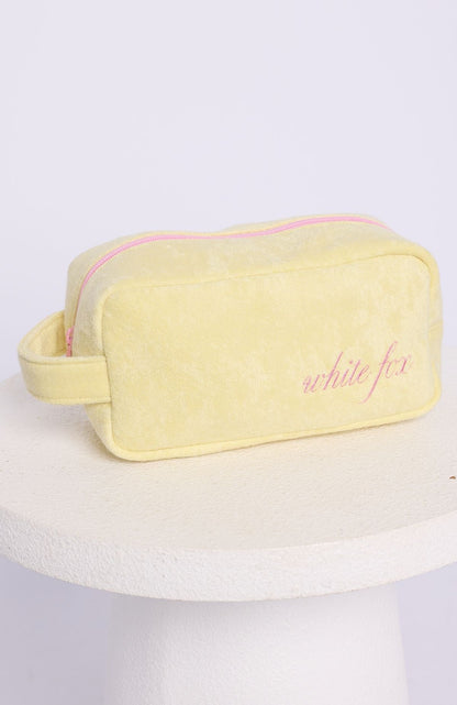 Lillian Cosmetic Bag Lemon