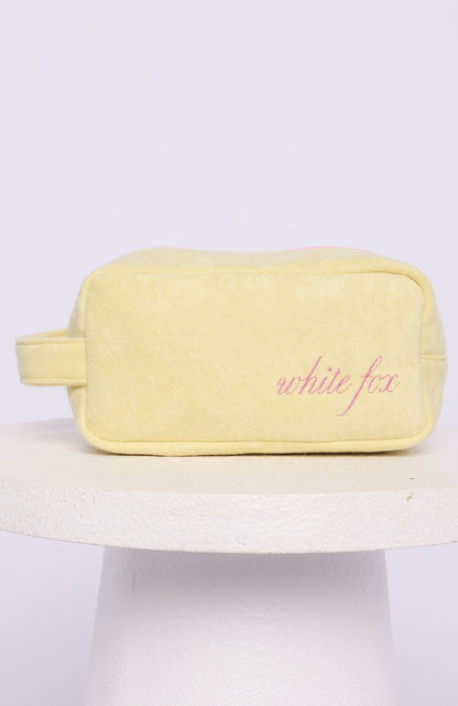 Lillian Cosmetic Bag Lemon